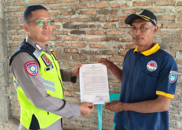 Polsek Belitang I Gelar Mitigasi Karhutla, Sebar Maklumat dan Pasang Spanduk Imbauan di Tiga Desa