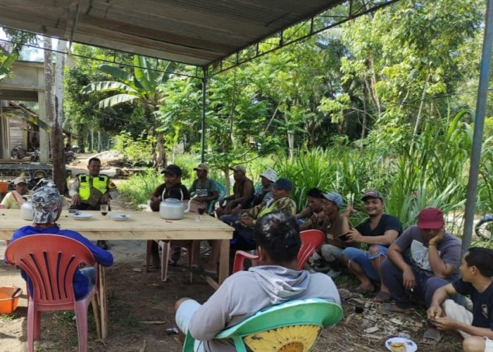 Bhabinkamtibmas Jaga Situasi Kamtibmas Kondusif