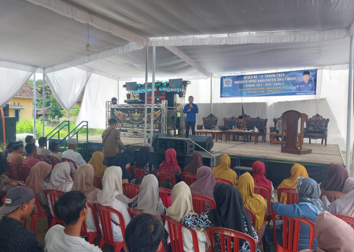 DPRD OKU Timur M Irfanjid Gelar Reses II, Sukseskan Skala Prioritas Aspirasi Masyarakat