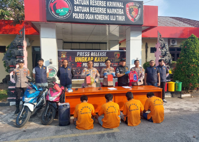 Jajaran Polres OKU Timur Ungkap 4 Kasus 3C Dalam 19 Hari