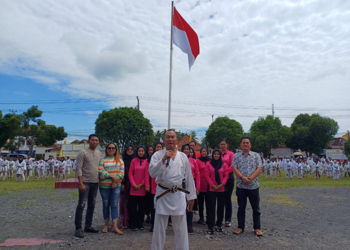700 Sehito Kushin Ryu M Karate-Do Indonesia Ikuti Ujian Kenaikan Tingkat, Dipimpin Langsung Kompol Adi Sapril