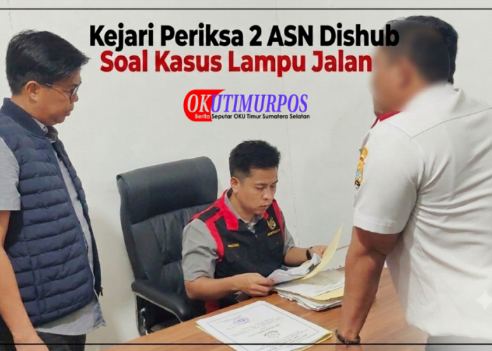 Usai Peringatan HUT RI 81,Kejari Palembang Tancap Gas Periksa 2 ASN Dishub Soal Kasus Lampu Jalan