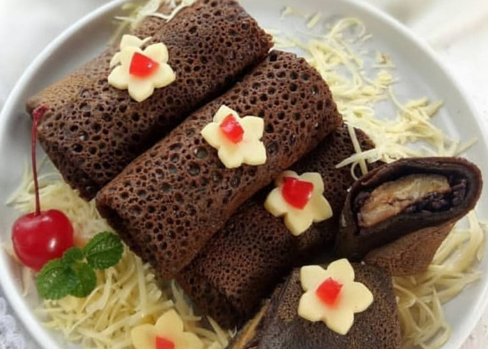 Resep Dadar Gulung Coklat Sederhana, Legit dan Menggugah Selera