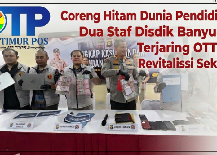 Coreng Hitam Dunia Pendidikan, Dua Staf Disdik Banyuasin Terjaring OTT Fee Revitalisasi Sekolah