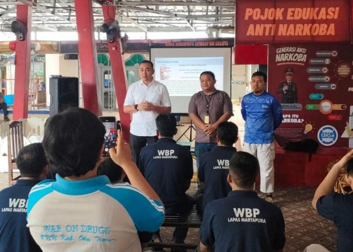 Wujudkan Lapas Martapura Zero Narkoba, Gandeng BNNK Gelar Bimtek Untuk WBP