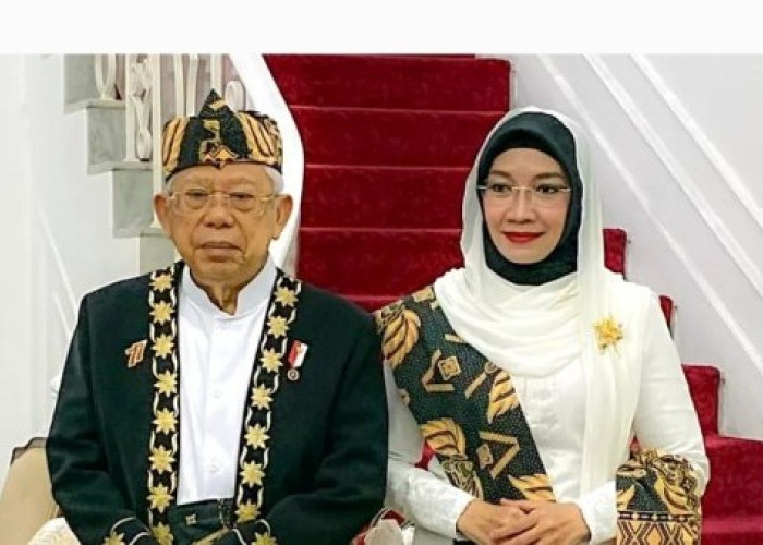 Wapres Ma'ruf Amin dan Istri Kenakan Baju Adat Banten, Ini Arti Filosofisnya