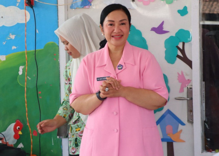 Kunjungan Kerja ke TK Kemala Bhayangkari, Ketua Bhayangkari OKU Timur Tinjau Fasilitas Sekolah 
