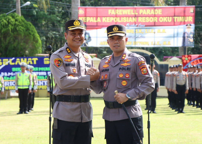 Ini Wajah Kapolres OKU Timur yang Baru 