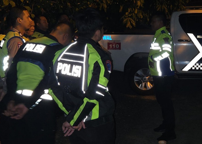 Tekan Aksi Balap Liar di Martapura, Satlantas Polres OKU Timur Gelar Apel Pasukan Tengah Malam