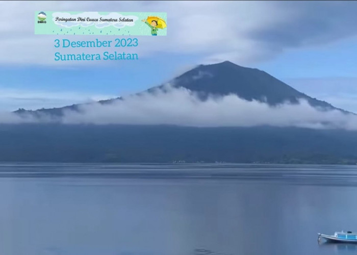 Ini Peringatan Cuaca Ekstrem di Sumatera Selatan 3 Desember 2023, Waspada Hujan Lebat dan Petir