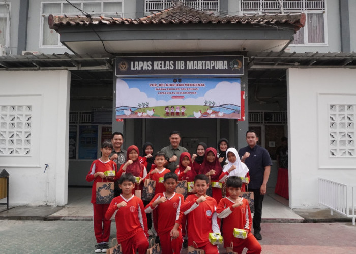 Kalapas Martapura Kehadiran Tamu Spesial, Belajar dan Mengenal Sarana Asimilasi dan Edukasi Lapas