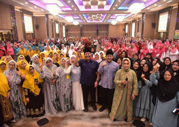 Herman Deru Peringati Maulid Nabi Bersama Ribuan Majelis Taklim Al Basyar Se Kota Palembang