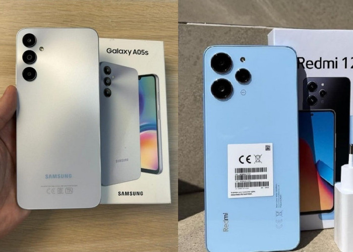 Rekomendasi Perbandingan Hp Samsung Galaxy A05s vs Xiaomi Redmi 12, Harga 2 Jutaan Spesifikasi Unggul Berbeda