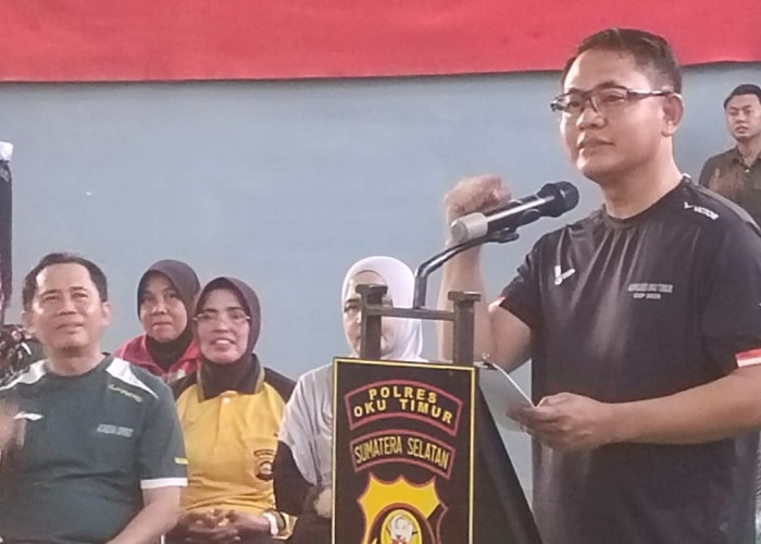 HUT Bhayangkara, Polres OKUT Gelar Turnamen Badminton, Perkuat Kebersamaan Polri dan Masyarakat