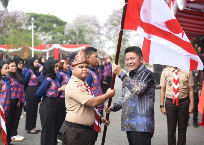 Kontingen Pramuka Sumsel Ikut Raimuna ke XII di Cibubur, Tim Kesenian Tampil di Istana Negara 