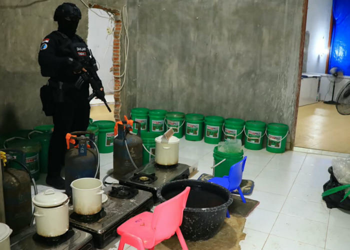 Rekor Terbesar Se-Indonesia! Polisi-BNN-Bea Cukai Gerebek Pabrik Sabu 1,2 Ton di Aceh, Libatkan Jaringan Inter