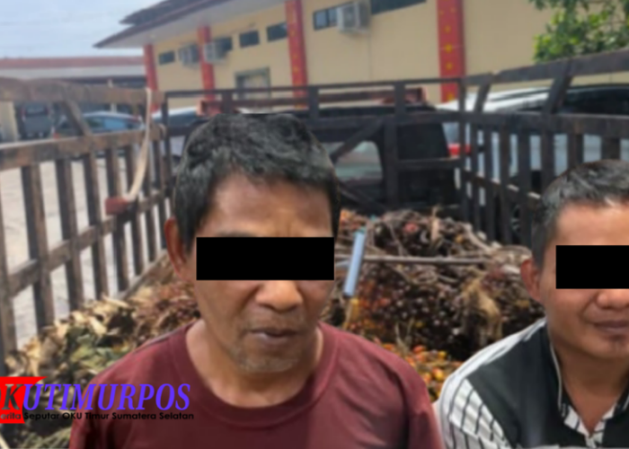 Curi Sawit dan Serang Satpam Pakai Golok, Dua Pria di OKU Timur Ditangkap Polisi