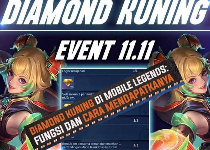 Event Diamond Kuning Mobile Legends 2023,  Cukup Login Raih Ribuan Promo Diamond dan Skin Eksklusif