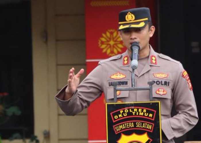 Pimpin Apel Pagi, Kapolres OKU Timur Tekankan 4 Semangat Kerja Personel