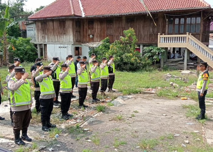 Polsek Cempaka Polres OKUT Gelar Pengamanan Hingga Monitoring Pengukuhan Bimtek