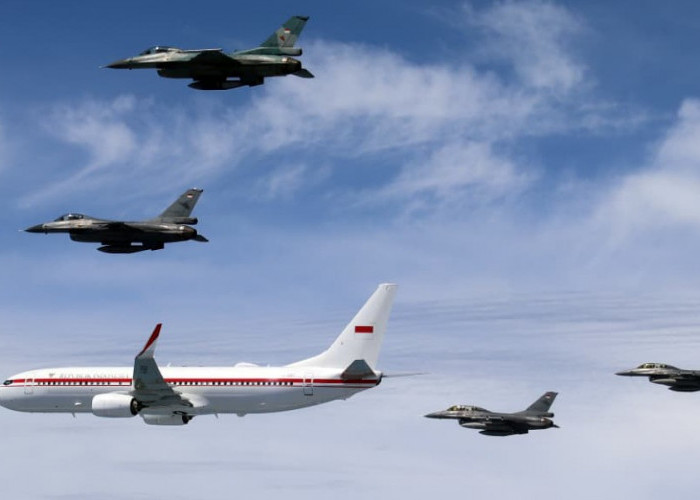 Kawal Udara di Hari Jadi: F-16 dan T-50 Iringi Penerbangan Presiden ke Magelang