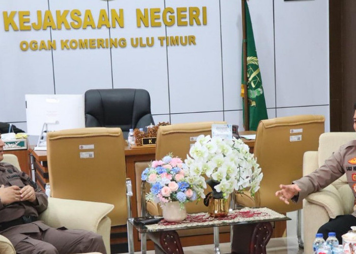 Perkuat Penegakan Hukum, Kapolres OKU Timur Silaturahmi ke Kejari