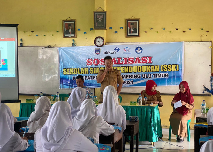 Tambah Wawasan Pelajar, DPP KB OKU Timur Gelar Sosialisasi Sekolah Siaga Kependudukan