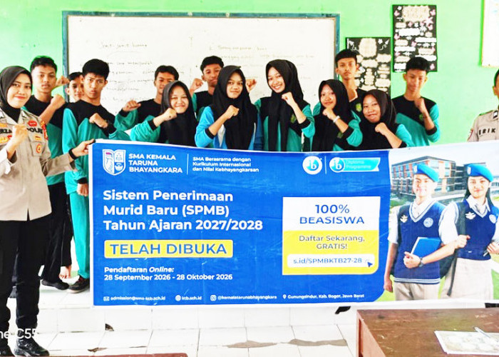 Sosialisasi SMA Kemala Taruna Bhayangkara, Polsek Belitang III Sasar Siswa MTs Al-Mustofa