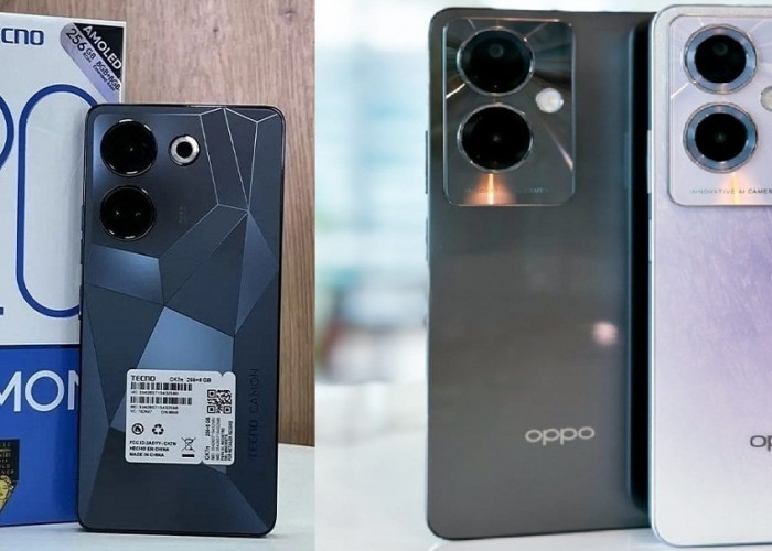 Duel Hp Tecno Camon 20 Pro 5G vs Oppo A79 5G, Harga Rp 3 jutaan, Spesifikasi Lengkap Ada Disini