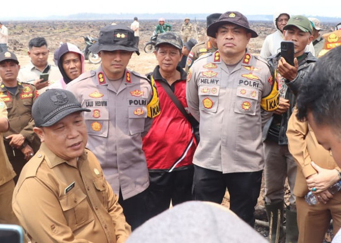 Sengketa Lahan Tapal Batas, Polres OKU Timur dan OKU Tetapkan Area Status Quo