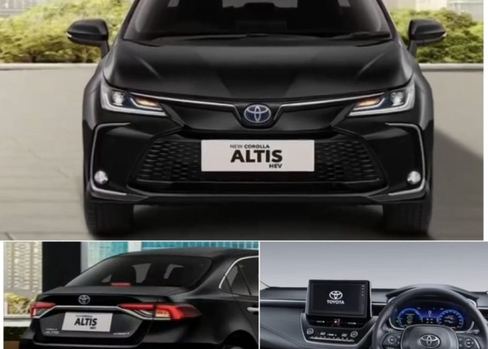  Kokoh, Toyota Perbarui New Corolla Altis dengan Opsi Hybrid EV dan Fitur Mewah