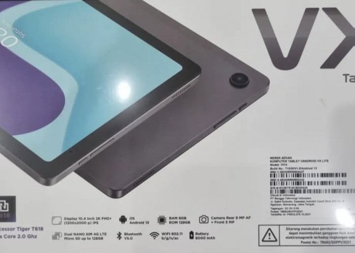 Advan Tab VX Lite: Tablet dengan Spesifikasi Terbaik dan Harga Terjangkau