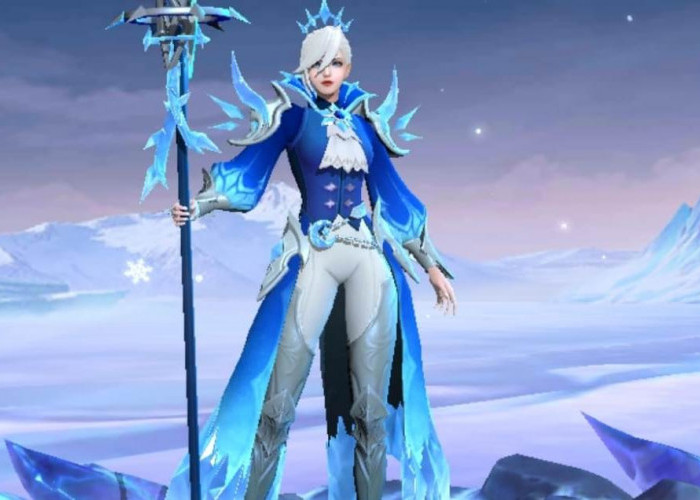 Gaya Terbaru Skin Collector Silvanna Queen Frost Mobile Legends, Tampil Lebih Keren