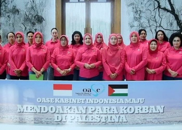 Ibu Negara Iriana Jokowi dan OASE KIM Panjatkan Doa untuk Palestina