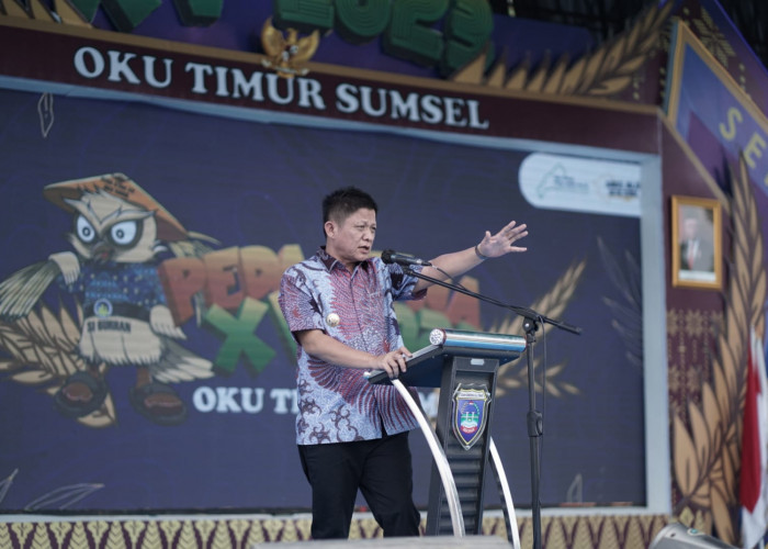 Ini Pesan Bupati Enos pada Closing Ceremony PEDA KTNA XV Sumsel di Belitang