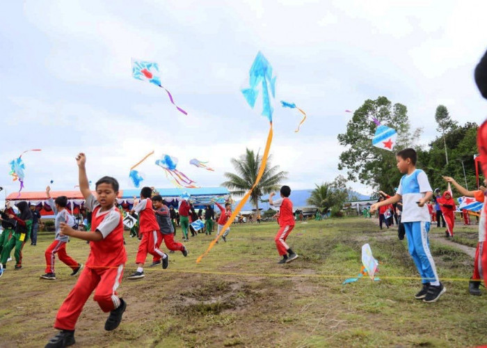 Riang Gembira Anak-Anak Warnai Sriwijaya Ranau Gran Fondo 2022