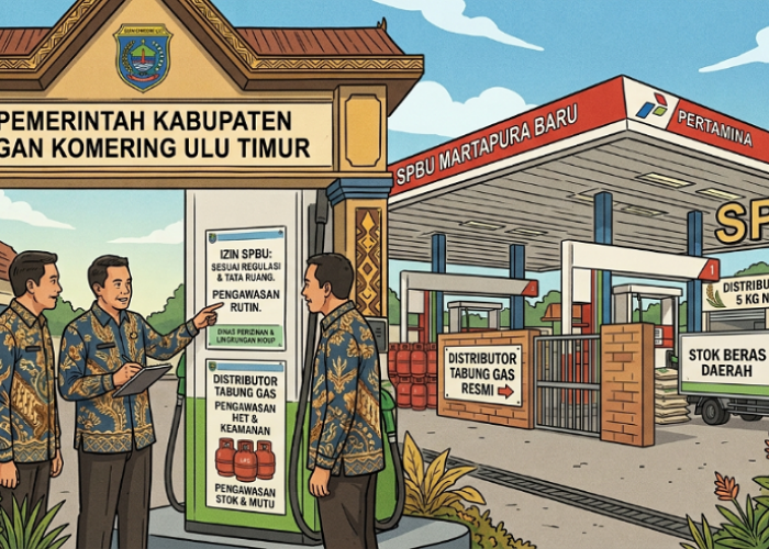 Taji Pemkab OKU Timur: Benahi Izin SPBU-LPG Nakal hingga Sengkarut Rantai Pasok Beras