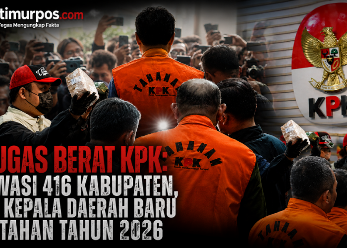 Tugas Berat KPK: Awasi 416 Kabupaten, 12 Kepala Daerah Baru Ditahan Tahun 2026