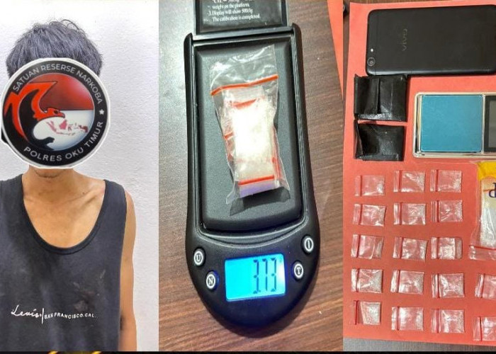 Unit 1 Satresnarkoba Polres OKUT Ciduk Pengedar 17 Paket Sabu 