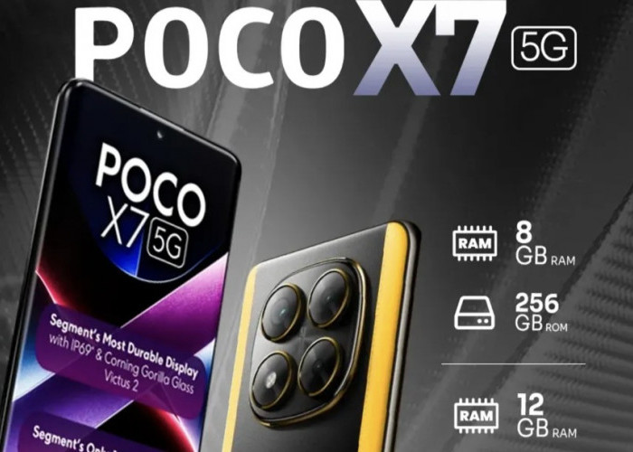 POCO X7 5G: Hp Desain yang Mantap dengan Spesifikasi yang Gahar