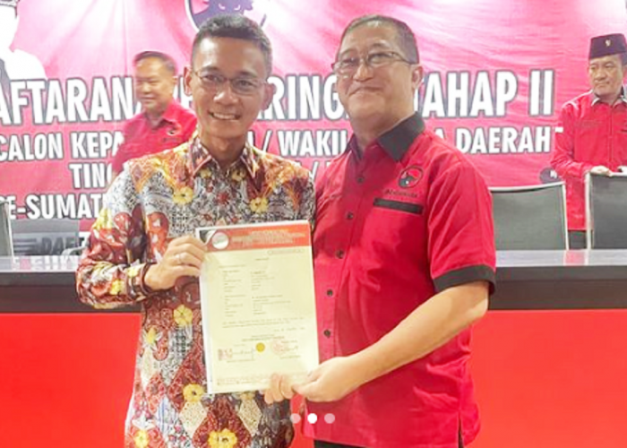 PDIP Perjuangan Resmi Dukung Lanosin Yudha Pilkada Serentak 2024 OKU Timur