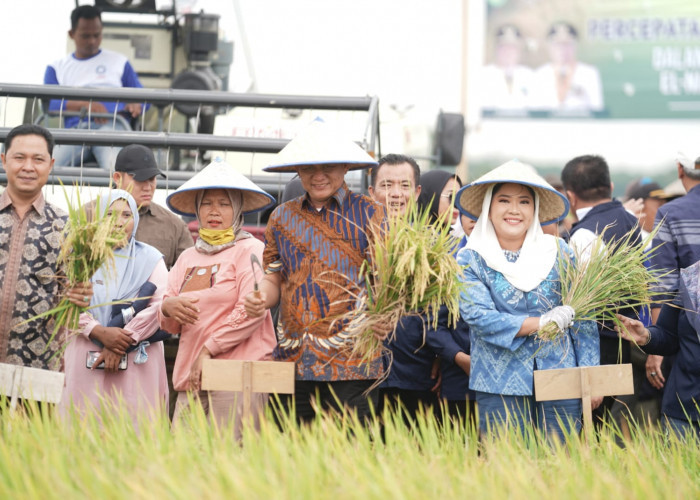 Berhasil di Bidang Pertanian, Bupati OKU Timur Enos Diganjar Penghargaan dari Kementerian