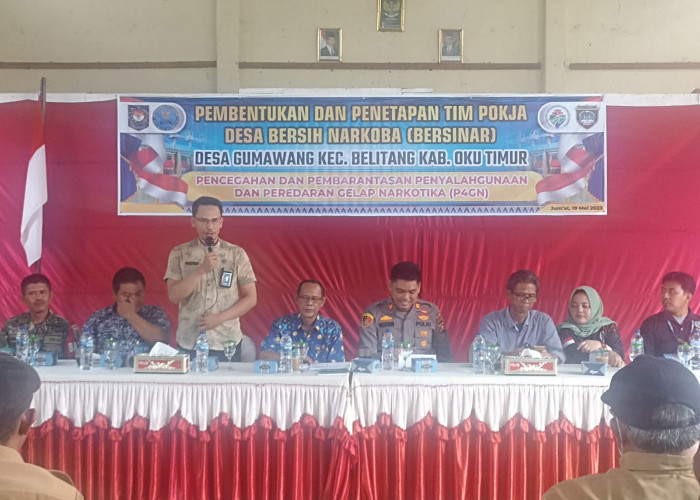 BNNK OKU Timur Persempit Ruang Gerak Peredaran Narkoba di Desa