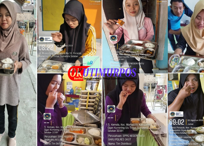 Polres OKU Timur Salurkan Makan Bergizi Gratis untuk 2.498 Penerima Manfaat