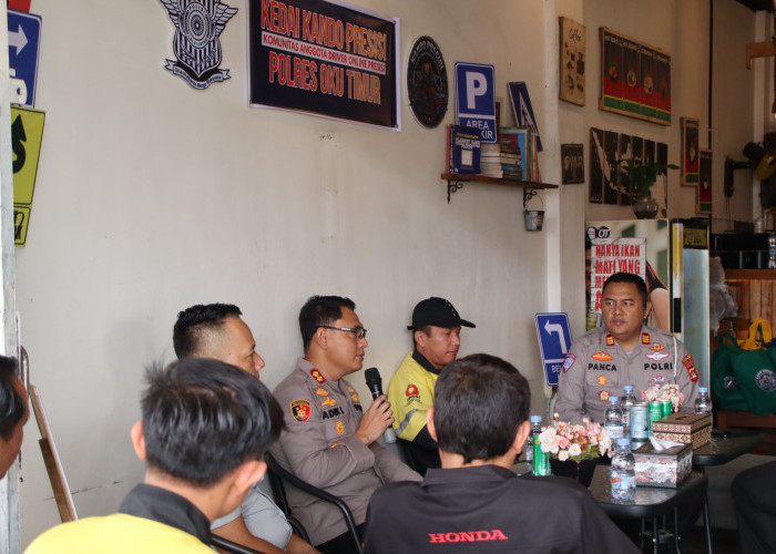 Satlantas Polres OKU Timur Launching Kedai Kando Presisi, ini Tujuannya