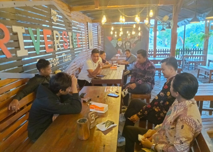 Sat Intelkam Polres OKU Timur Bersinergi Bersama PC PMII Menjaga Stabilitas Kamtibmas Kondusif Jelang Pemilu