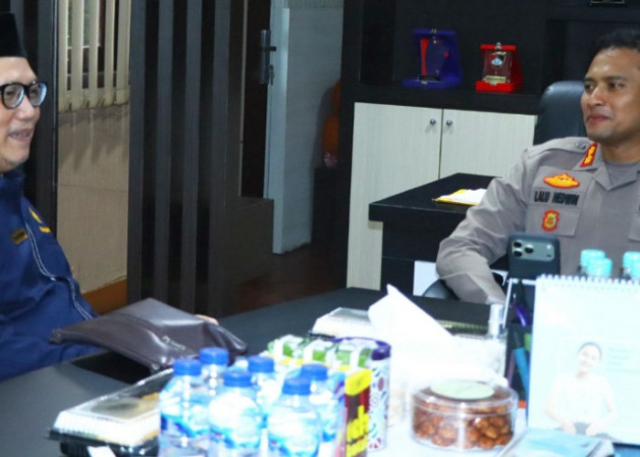 Optimalkan Pelayanan Masyarakat, Kapolres OKU Timur Terima Kunjungan KPP Pratama Baturaja