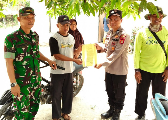 Sinergi TNI-Polri di Martapura Gencarkan KRYD Cegah Karhutla, Sebar Belasan Maklumat ke Warga