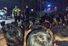 Balap Liar BK 9 Desa Mojosari Belitang I, Polisi Jaring 69 Sepeda Motor