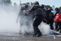 Bidik 'Zero Karhutla', Polda Sumsel Gelar Simulasi Sispamkota di OKI